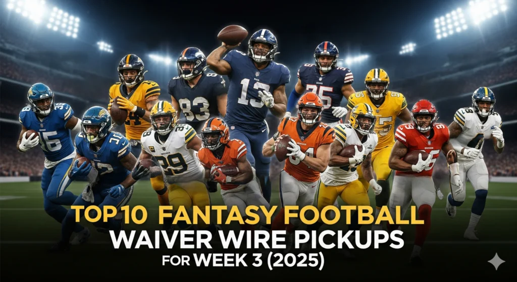 Top 10 Fantasy Football Waiver Wire Pickups Week 3