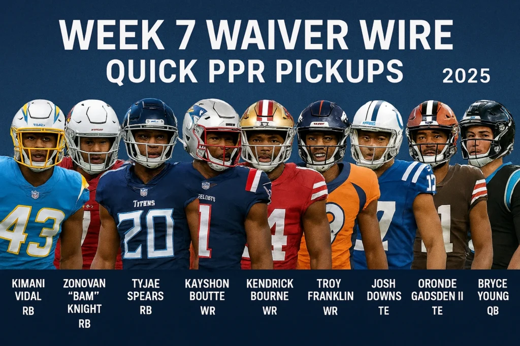 NFL Week 7 Waiver Wire