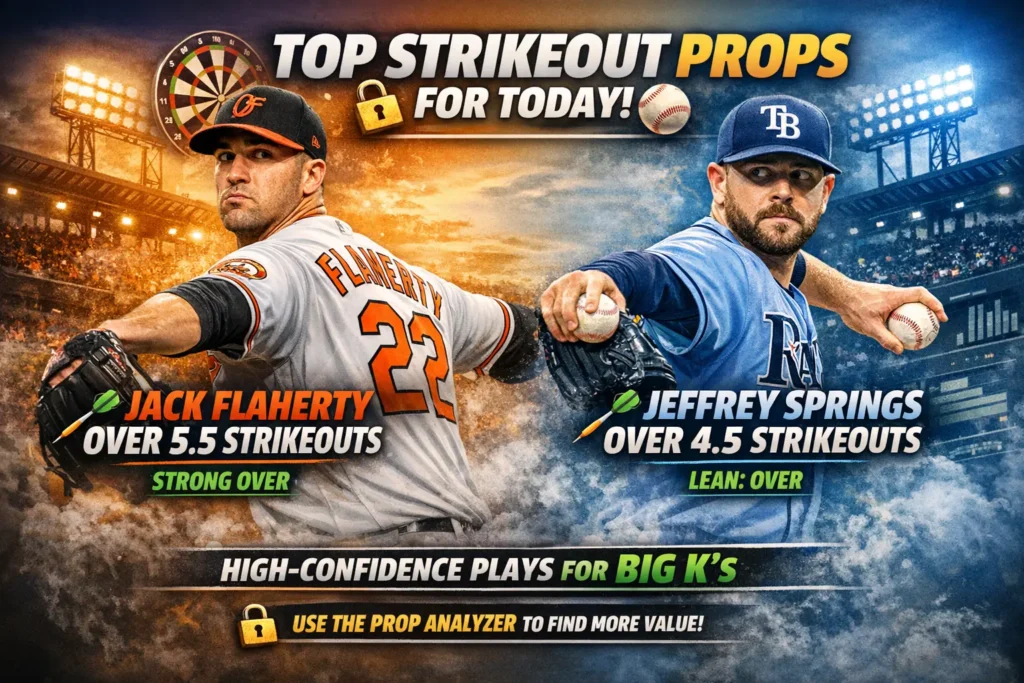 MLB Strikeout Props Today