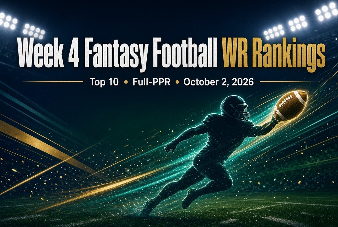 Week 4 Fantasy Football WR Rankings: Top 10