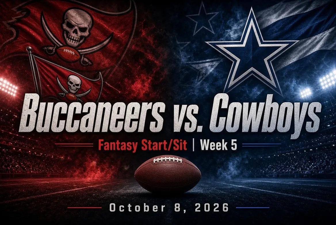 Buccaneers vs. Cowboys Fantasy Start/Sit for Thursday Night Football